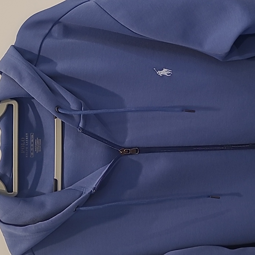 Polo - Double Knit Zip Hoodie - Big & Tall - 1XB - Beautiful BLUE!